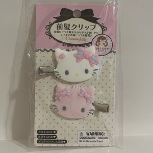 Charmmy Kitty and Honeycute Flocked Hair Clips